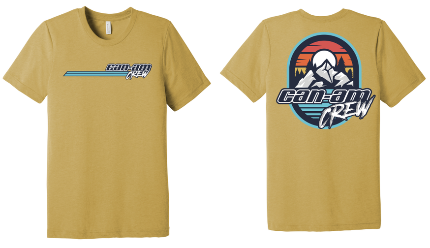 Can Am Crew T Shirt Mustard Can Am Crew LLC can-am-crew-t-shirt-mustard-can-am-crew-llc