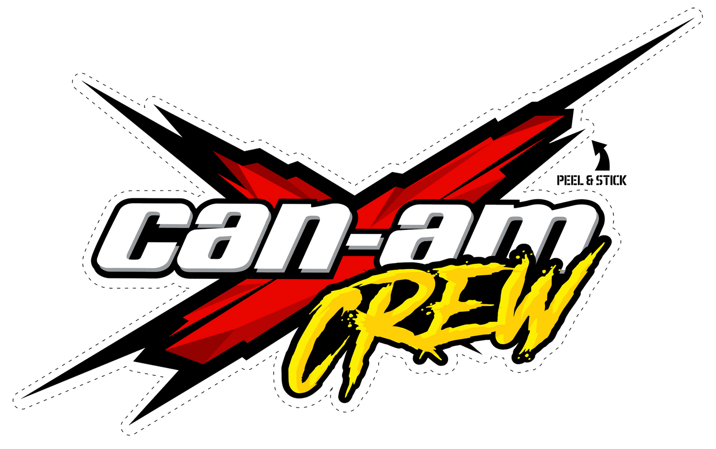 Can-Am Crew Vinyl Decal