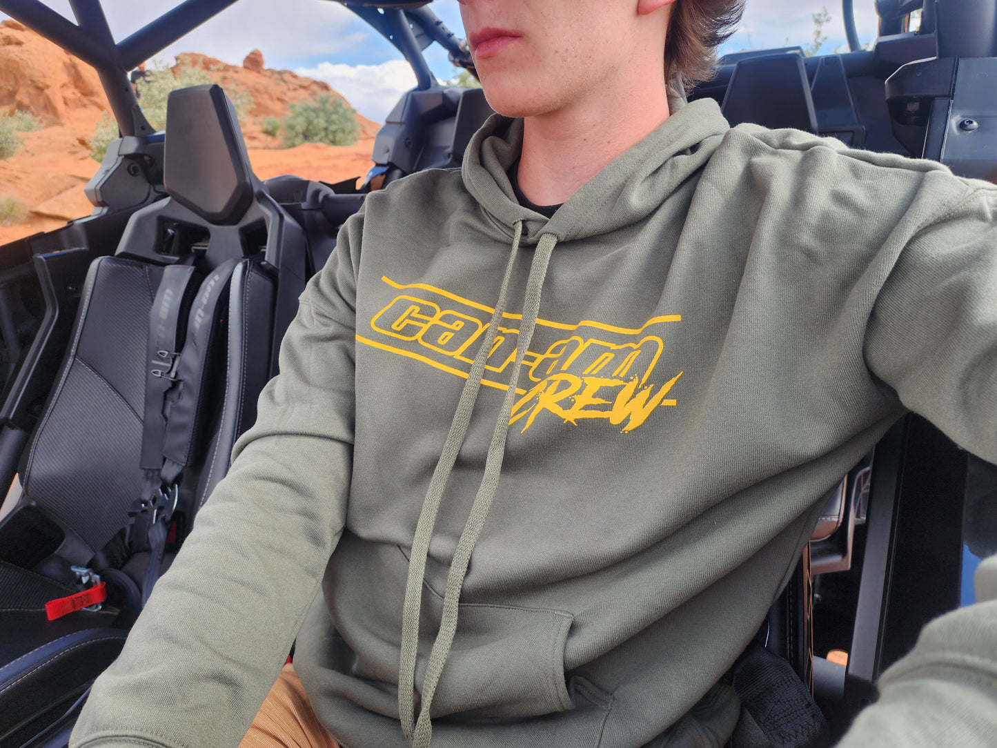 Can-Am Crew Green Hoodie