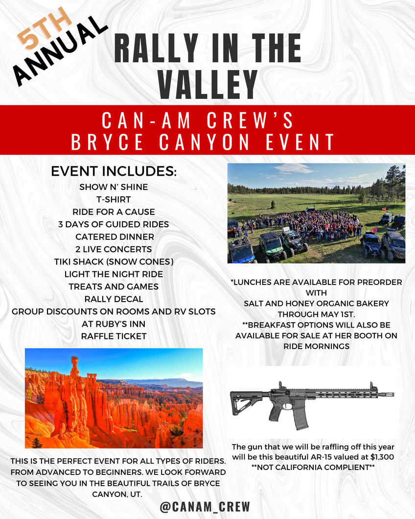 Rally in the Valley Registration CanAm Crew LLC