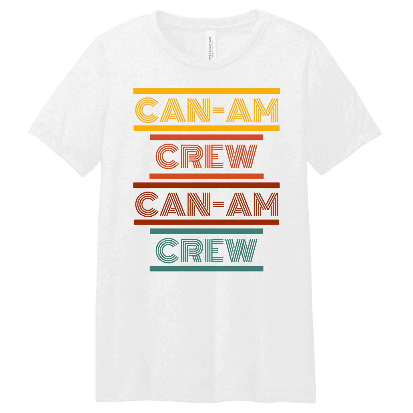 Can-Am Crew Vintage Stacked Tee