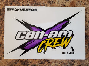 Can-Am Crew Vinyl Decal