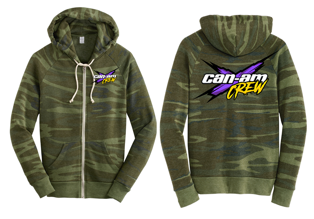 Can-Am Crew Ladies Camo Full-Zip Jacket