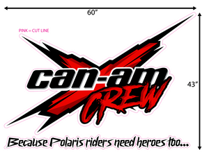 Trailer 60x43 Vinyl Decals Shipping included in price!!!